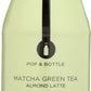 Pop And Bottle, Lattee Almond Milk Matcha Green Tea Organic, 11 Fl Oz