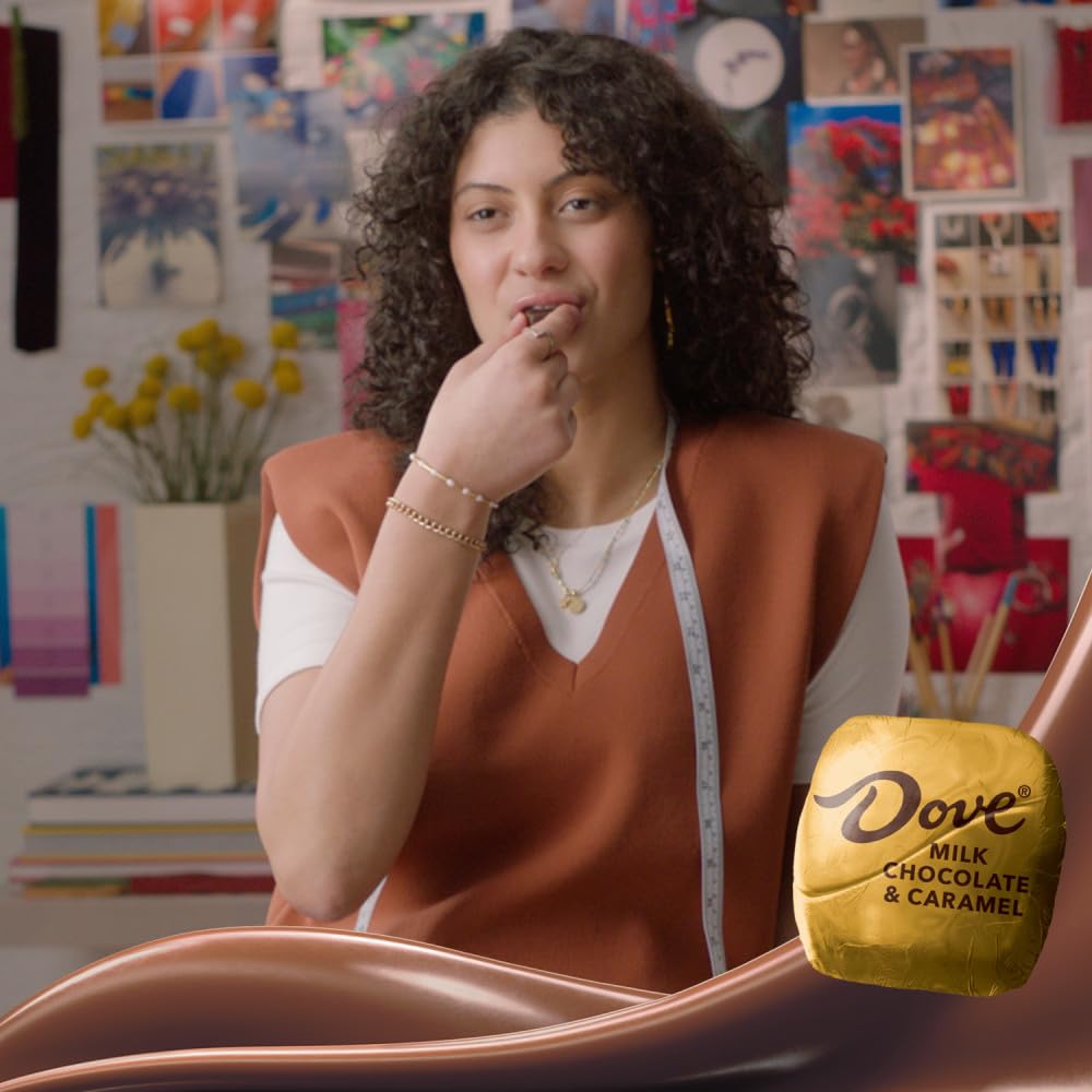 Dove Promises Milk Chocolate & Caramel Candy, 12.67 Oz Large Bag