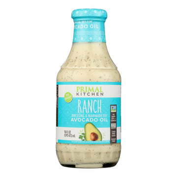 Primal Kitchen Ranch Dressing & Marinade Made with Avocado Oil, Keto & Paleo Friendly, Gluten Free & Non-GMO, 16 Fluid Ounce (Pa