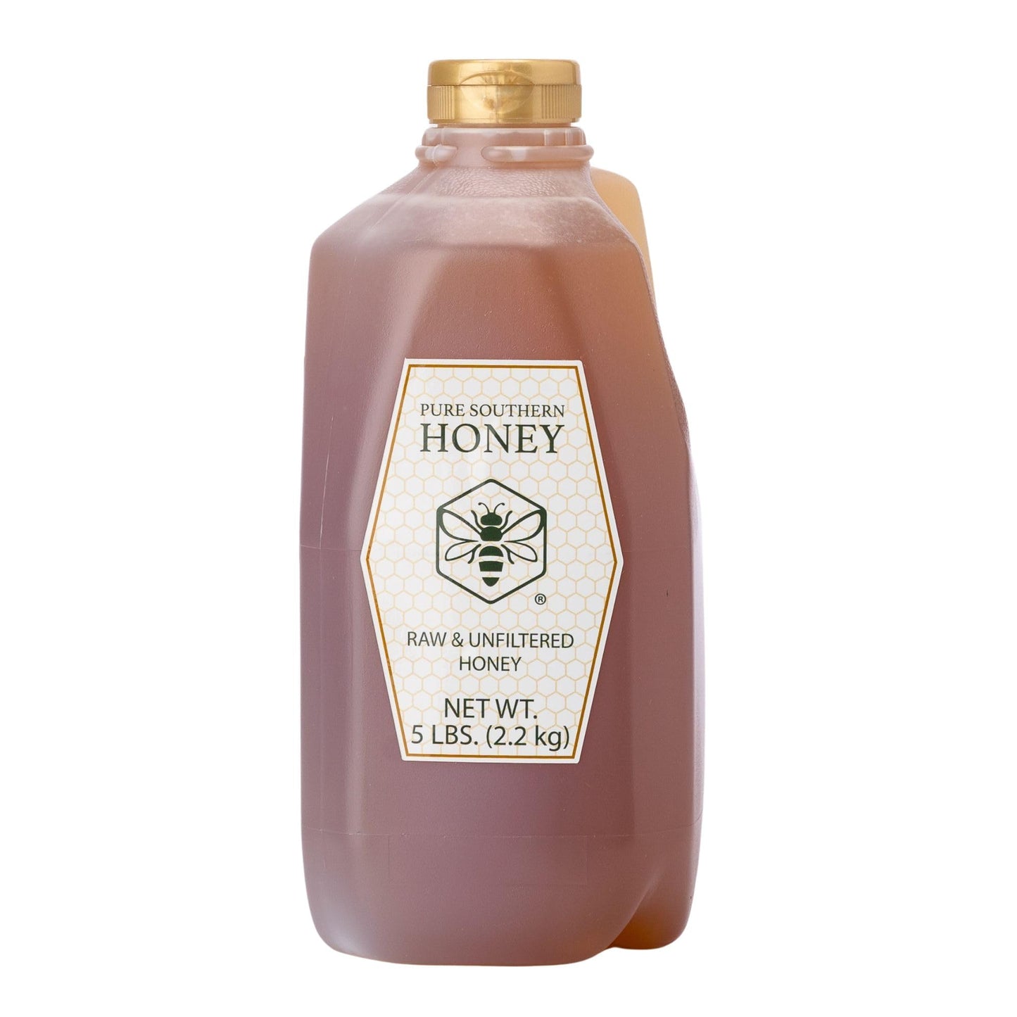 5 Lbs. 100% Raw& Unfiltered Gallberry Honey - American Made By Pure Southern Honey