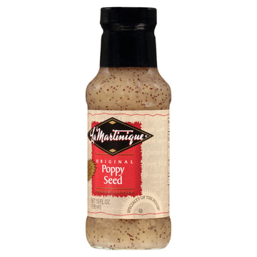 LA MARTINIQUE Poppy Seed Dressing 10 Ounce Bottle (Pack of 1)