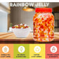 Darong Coconut Jelly Topping Nata De Coco For Bubble Tea 8.4 Lb | Rainbow Jelly | For Boba Tea, Smoothies, Slushes, Desserts | 8