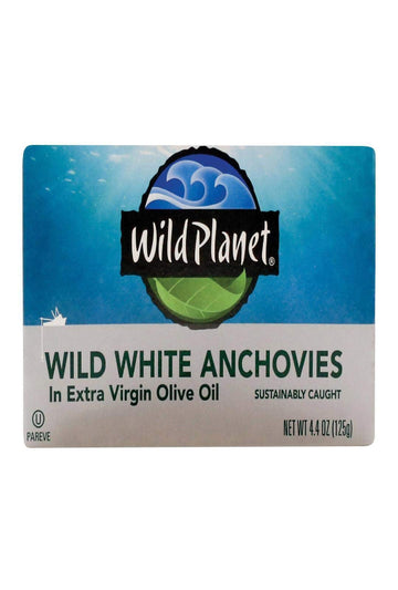 WILD PLANET ANCHOVY WHITE W EVOO 4.375OZ