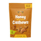 Platinum Honey Roasted Cashews - Sweet Gourmet Snack, 11 oz Resealable Pouch, Individual Snack Packs, Kosher