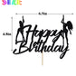 Bd1 Biabisd Pole Dance Cake Topper Funny Sexy Pole Dancer Cake Decorations Perfect For Pole Dancer Party Birthday Decorations Fu