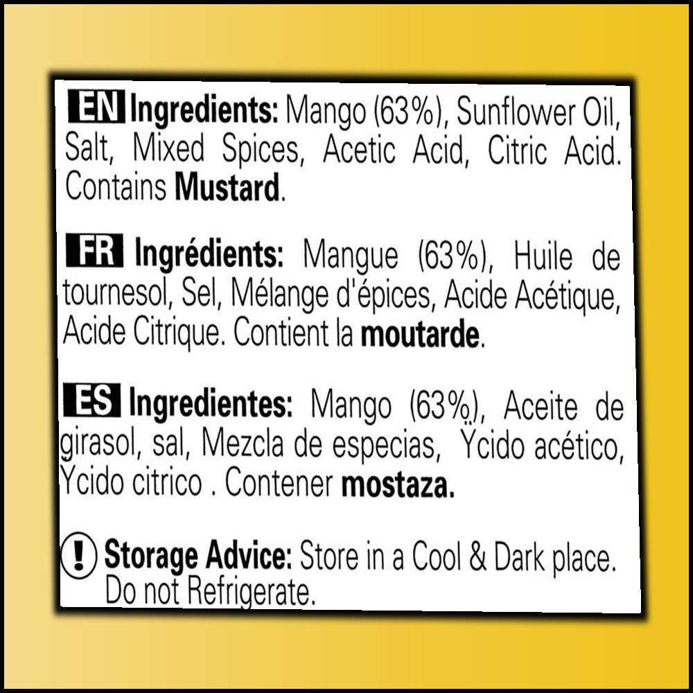 Shan Mango Pickle - Brined in Oil, Rich Spices, 35.27 oz (1000g), Vegetarian, Airtight Pet Jar