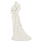 Roman Wedding Anniversary Cake Topper, 8.5-Inch Porcelain, Model 13226, White