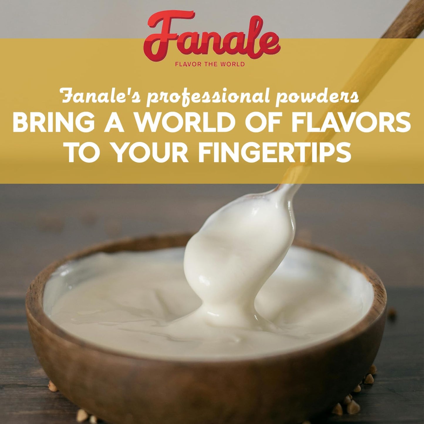 Fanale Premium Sour Cream Bubble Tea Flavoring Powder | Perfect For Baking, Smoothies, Desserts And Drinks | Instant Flavoring P