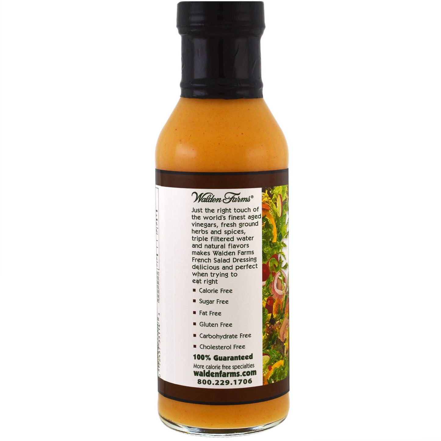 Walden Farms French Dressing - Calorie-Free, Gluten-Free, Low Carb, Keto-Friendly, Sugar-Free, Sweet & Tangy French Flavor, (12