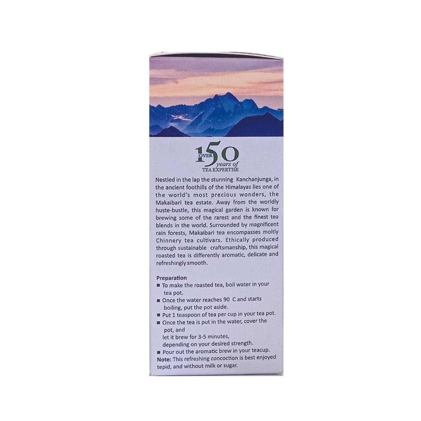 Makaibari Smoky Mountain, Roasted Darjeeling Loose-Leaf Black Tea, 100 Grams Whole Leaf Tea | 100% Darjeeling Long Leaf Tea | Da