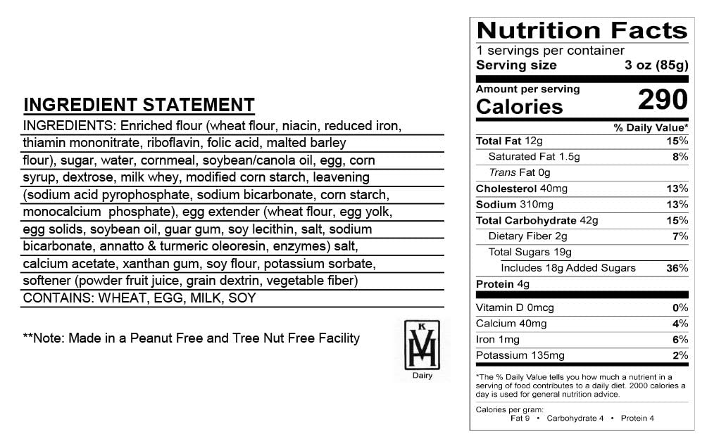 Muffin Town Cornbread Snack Loaves - 36 Loaves, 3 oz Each, Perfect for Quick Snacks