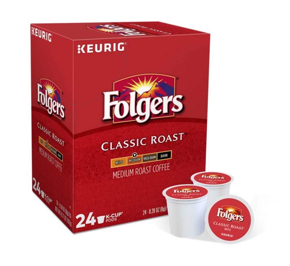 Folgers Gourmet S s Single Cup Coffee for Keurig, Classic Roast, 24 Count