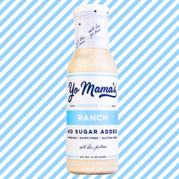 Yo Mama'S Foods Keto Ranch & Caesar Combo Dressing And Dip - Pack Of (2) - Dairy Free, Gluten Free, Low Sodium, And All Natural!