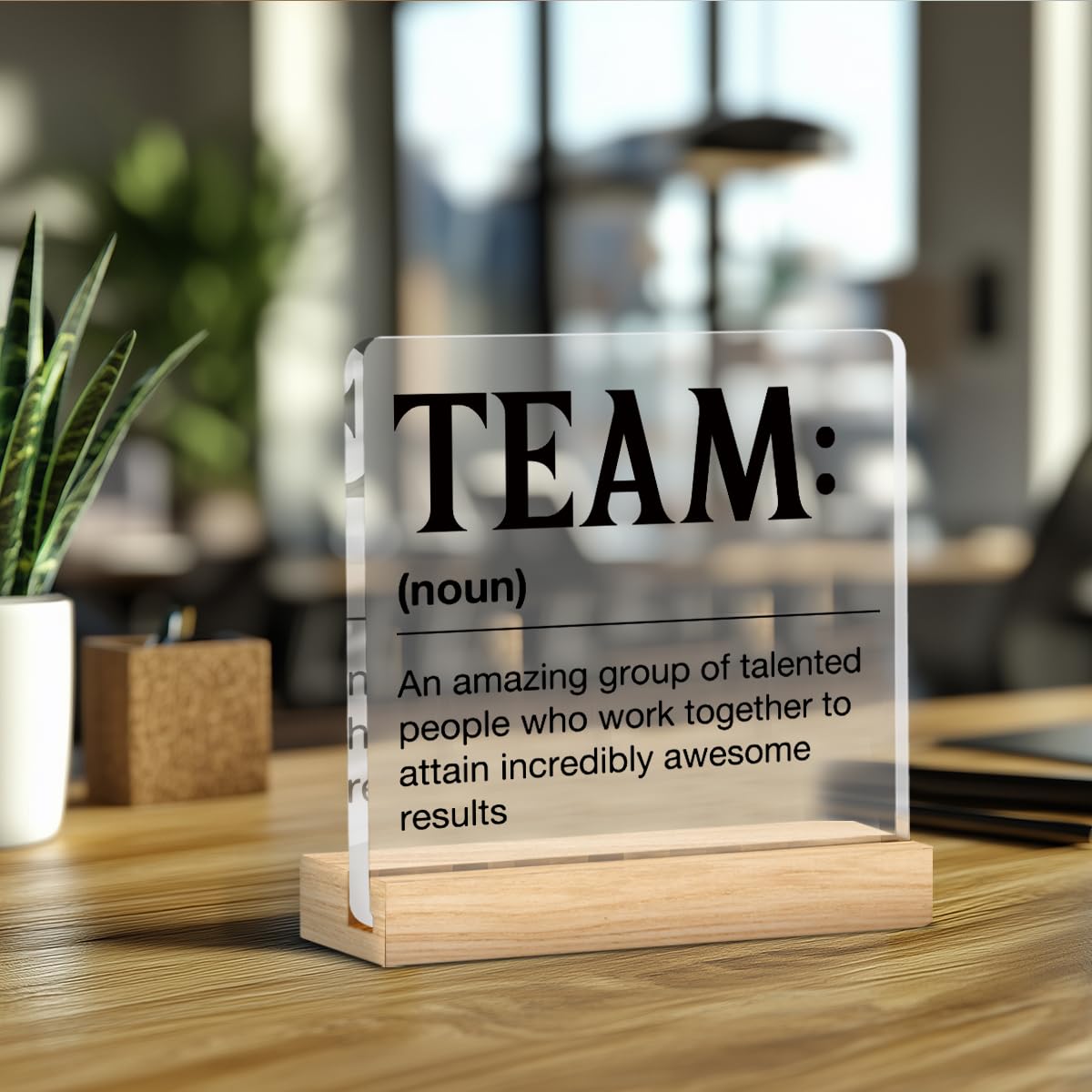 Inspirational Team Gifts Desk Decor, Best Team Ever Gift Teamwork Building Present Appreciation Gifts For Coworkers Teammate Emp