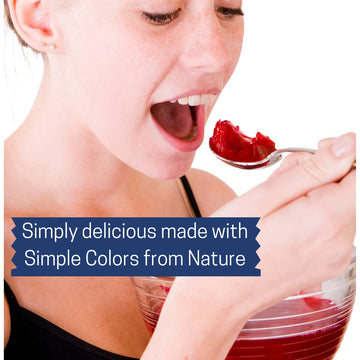 Simple Mixes Natural Gelatin Dessert, Cherry, Healthy Snacks, Lactose, Fat & Gluten Free, Kosher, 3.1 Oz Per Package, 3 Count