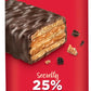Little Secrets Crispy Wafers, Peanut Butter Flavor, Gourmet Dark Chocolate Candy, All Natural, Fair Trade Certified, No Artifici