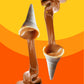 Las Sevillanas Cajeta Filled Wafer Cones – Sweet Dessert Treats, 8.4 oz, Crispy Waffle, Perfect for Snacks and Parties