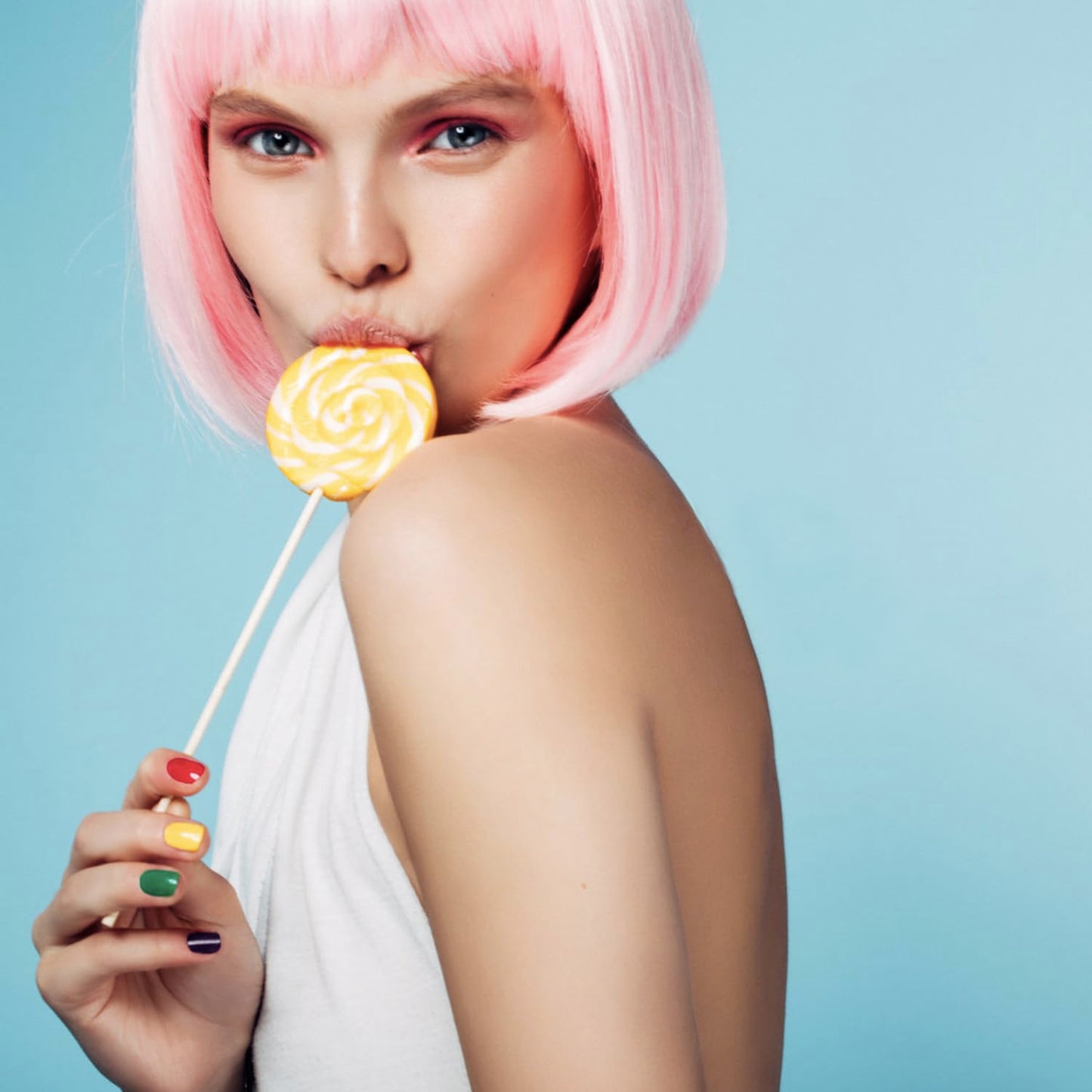 Coobbar Lollipop Sticks, 500 Pieces, 11.8 Inch White Paper Treat Sticks for Cake Toppers and Candy Pops
