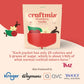 Craftmix Cranberry Vanilla Cocktail & Mocktail Drink Mixer, Skinny Mixes - Water Flavoring Packets - Made With Real Fruit - Vegan, Low-Carb, Low-Sugar, Non-Gmo, Dairy Free, Gluten Free, 12 Pack