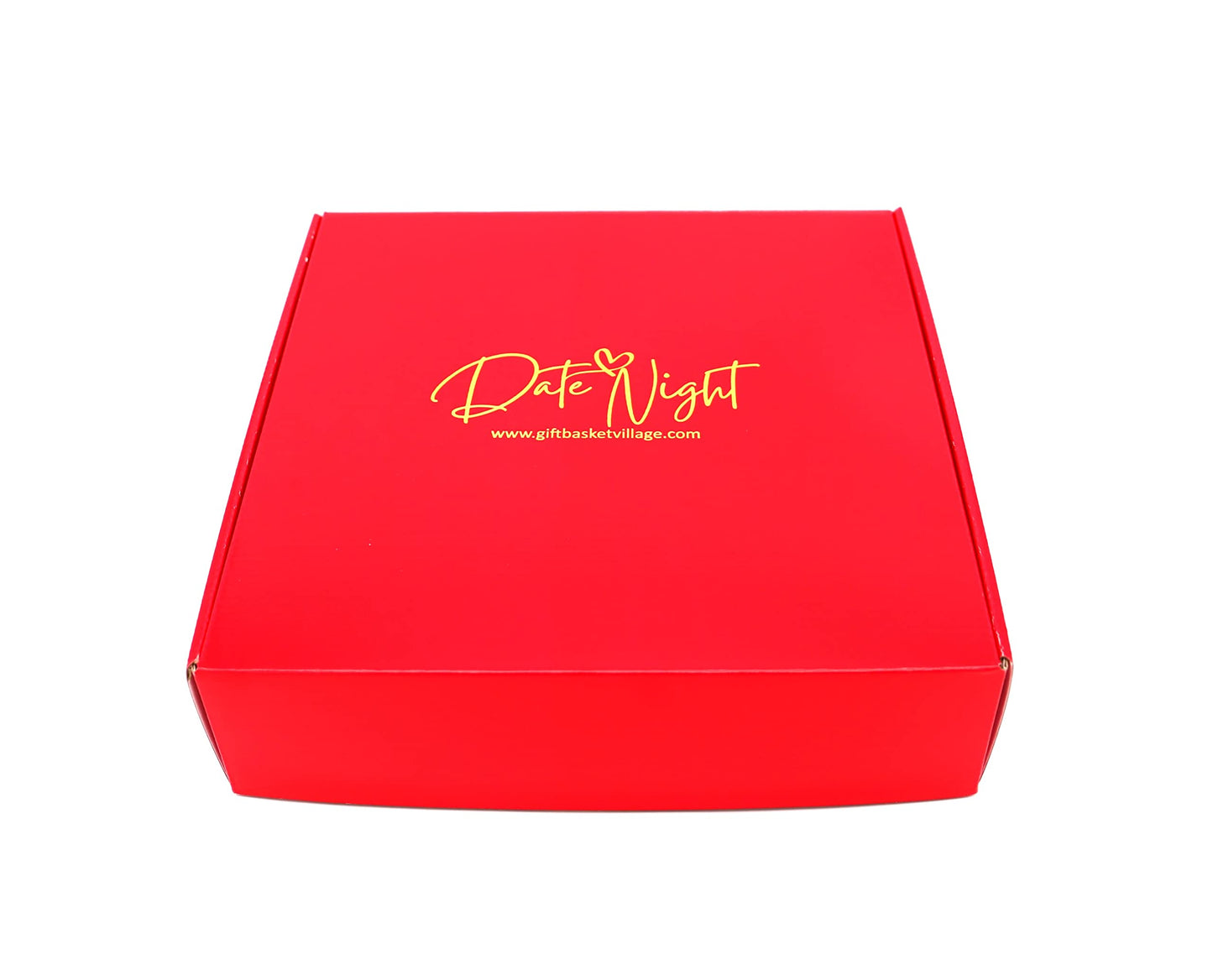 Gift Basket Village Date Night Gift Box – Gourmet Pasta, Cheese, Crackers, Cookies, Roca And More, Ideal Valentine'S Day Gift Or Anniversary Surprise, Handcrafted With Care