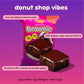 Prime Bites Protein Brownie From Alpha Prime Nutrition Products | High Protein, Collagen Fortified Low Sugar Treat | Delicious Snack | 12 Bars Per Box (Chocolate Glazed Donut)