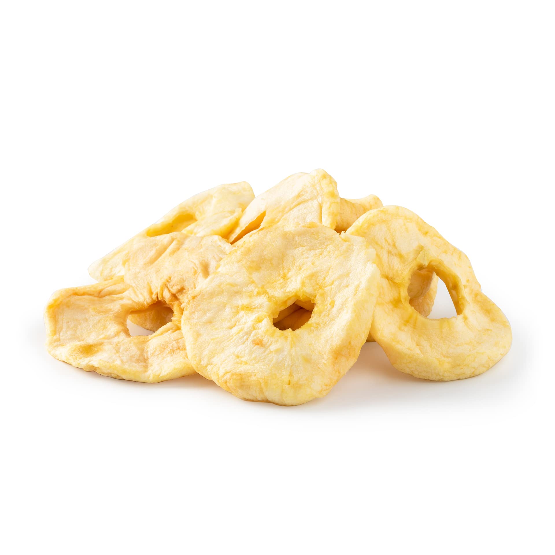 NUTS U.S. - Dried Apple Rings | No Added Sugar | No Artificial Color | Chewy Texture | NON-GMO | Juicy and Natural | Packed in a