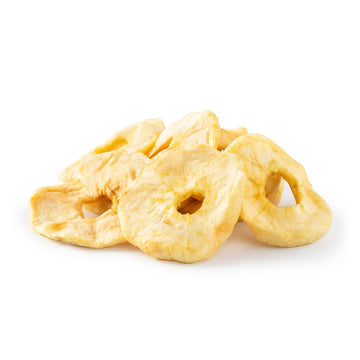 NUTS U.S. - Dried Apple Rings | No Added Sugar | No Artificial Color | Chewy Texture | NON-GMO | Juicy and Natural | Packed in a