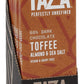 Taza Chocolate Organic Amaze Bar 60% Stone Ground, Toffee Almond Sea Salt, 2.5 Ounce (10 Count), Vegan