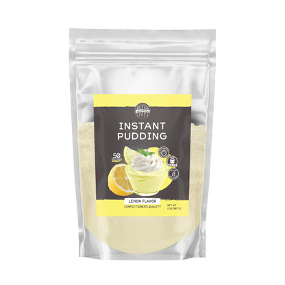 Birch & Meadow 2lb, Lemon Instant Pudding, Mix in Minutes, Snack, Filling, Dessert