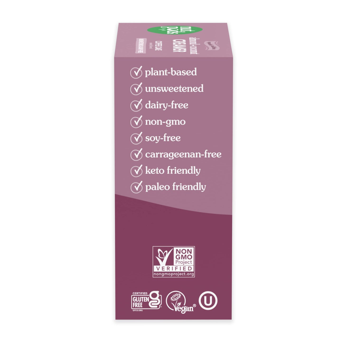 nutpods Coffee Cake Unsweetened Dairy-Free Creamer  Made from Almonds and Coconuts  Whole30  Keto  Gluten Free  Non-GMO  Vegan  Kosher (3-Pack)