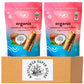 Generic Ava Organics - Coconut Crispy Rollers - Original (Family Size - 14.1 oz bag) (2 pack)