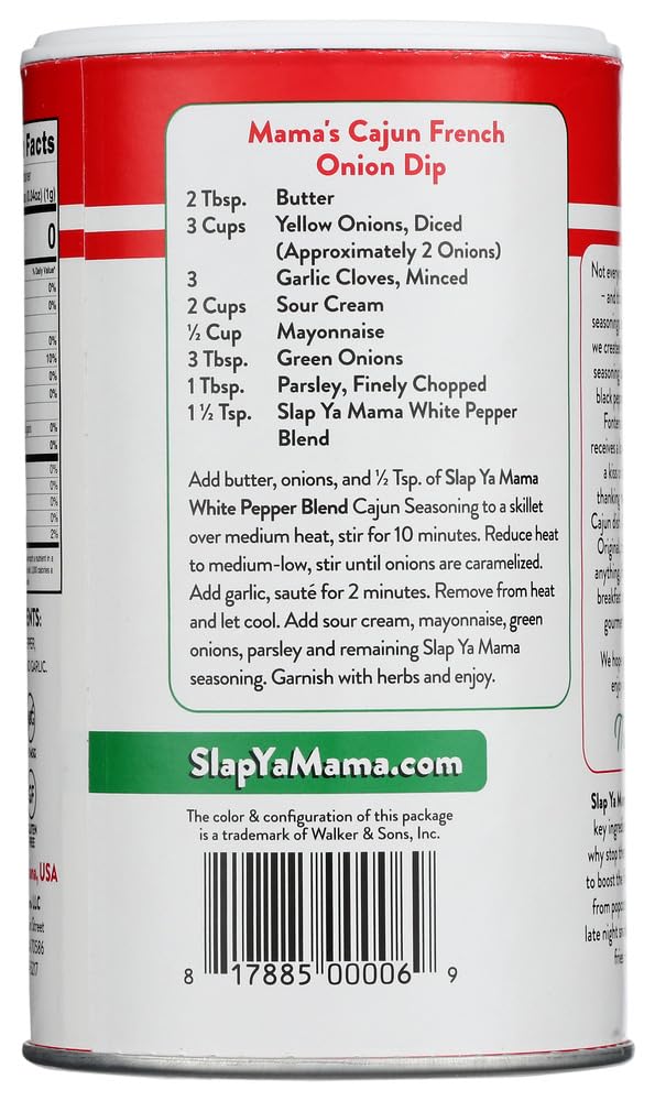 Slap Ya Mama 2 Piece Pepper Blend Cajun Seasoning, 8 Ounce
