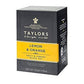 Taylors Of Harrogate, Tea, Lemon & Orange, Pack Of 6, Size 20 Ct, (Low Carb Dairy Free Low Sodium Vegan Wheat Free Yeast Free)