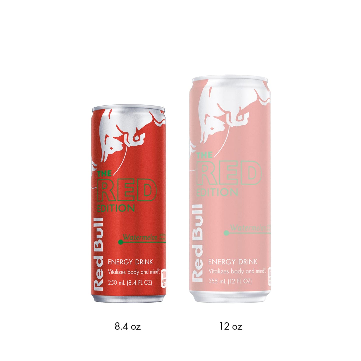 Red Bull Energy Drink, Red Edition, Watermelon Flavor, 8.4 Fl Oz, Pack of 12 Cans