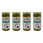 Generic Old South Tomolives Pickled Green Tomatoes 8oz (4 Pack) with Coasters - Ultimate Martini Garnish and Cocktail Snack