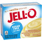 Jell-O Vanilla Instant Pudding & Pie Filling, Sugar Free, Fat Free, 1 oz Pack of 4