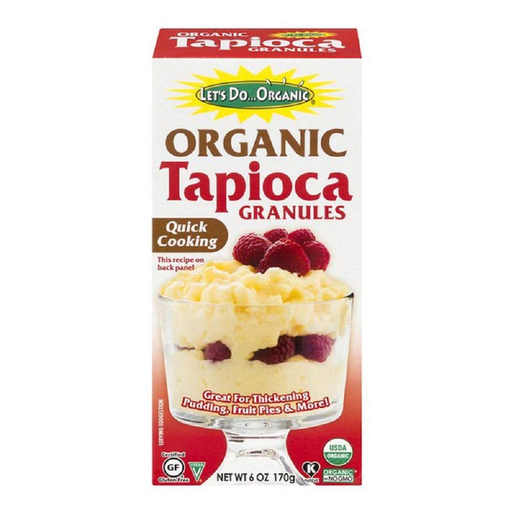 Lets Do Organic Tapioca Granules - Instant Tapioca, Tapioca Flour for Baking, Tapioca Starch Flour, Organic Tapioca Pudding Mix