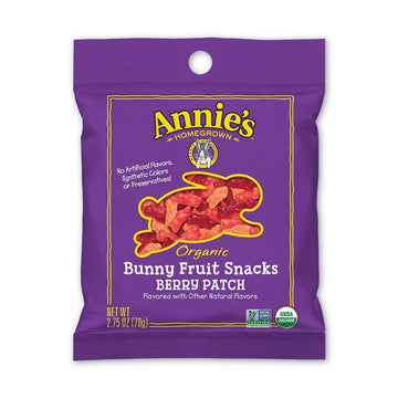 Annie'S Organic Bunny Berry Patch Fruit Snacks, 9 Pouches