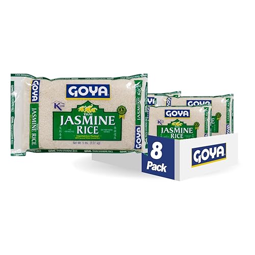 Goya Foods Jasmine Rice 5 Pound (Pack Of 8)