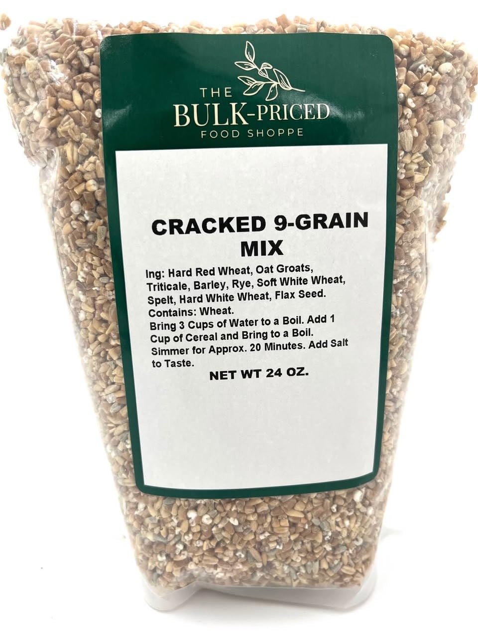 Cracked 9-Grain Mix (24oz. Resealable Zip Lock Stand Up Bag)