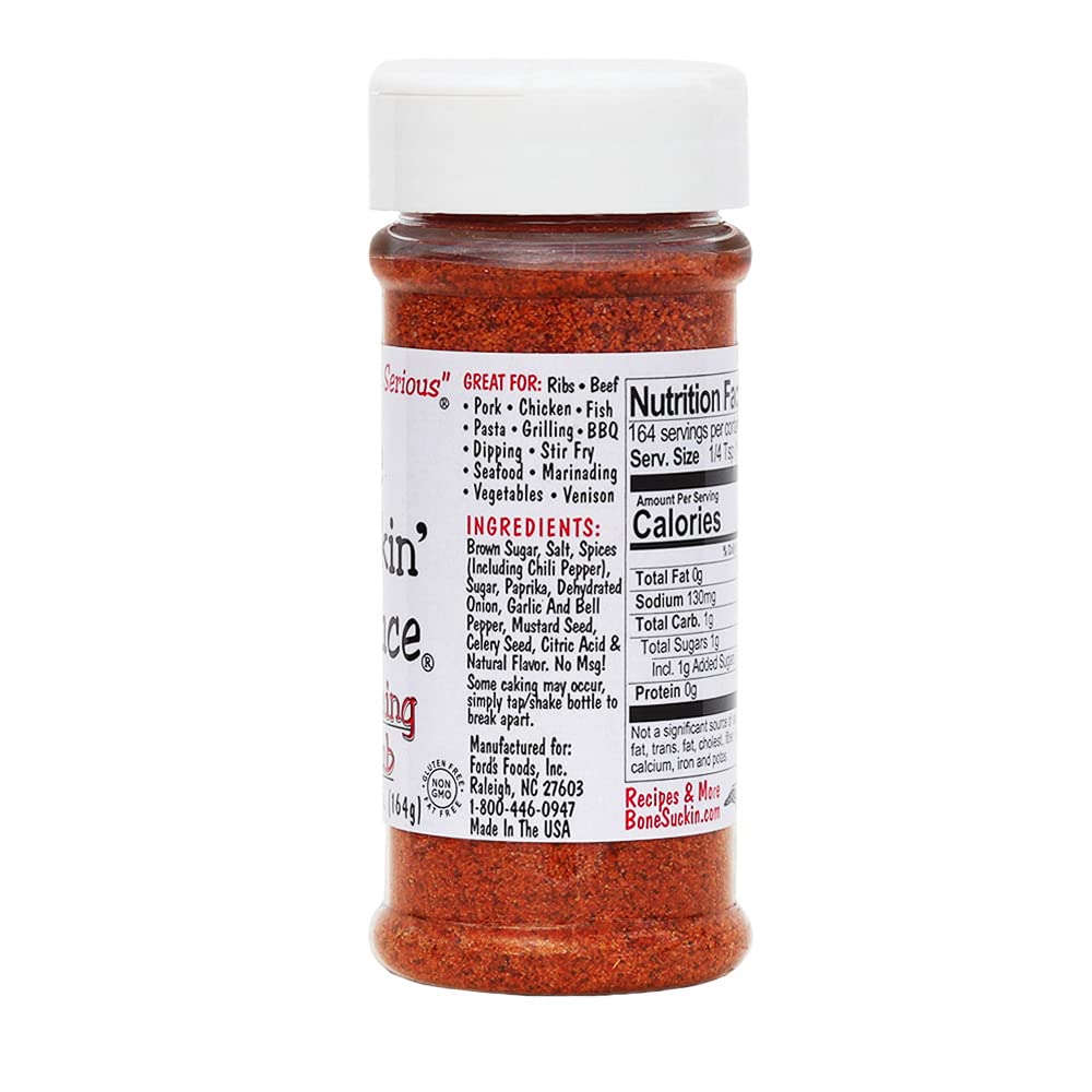 Bone Suckin' Seasoning & Rub, 5.8 Ounce (Pack Of 3)