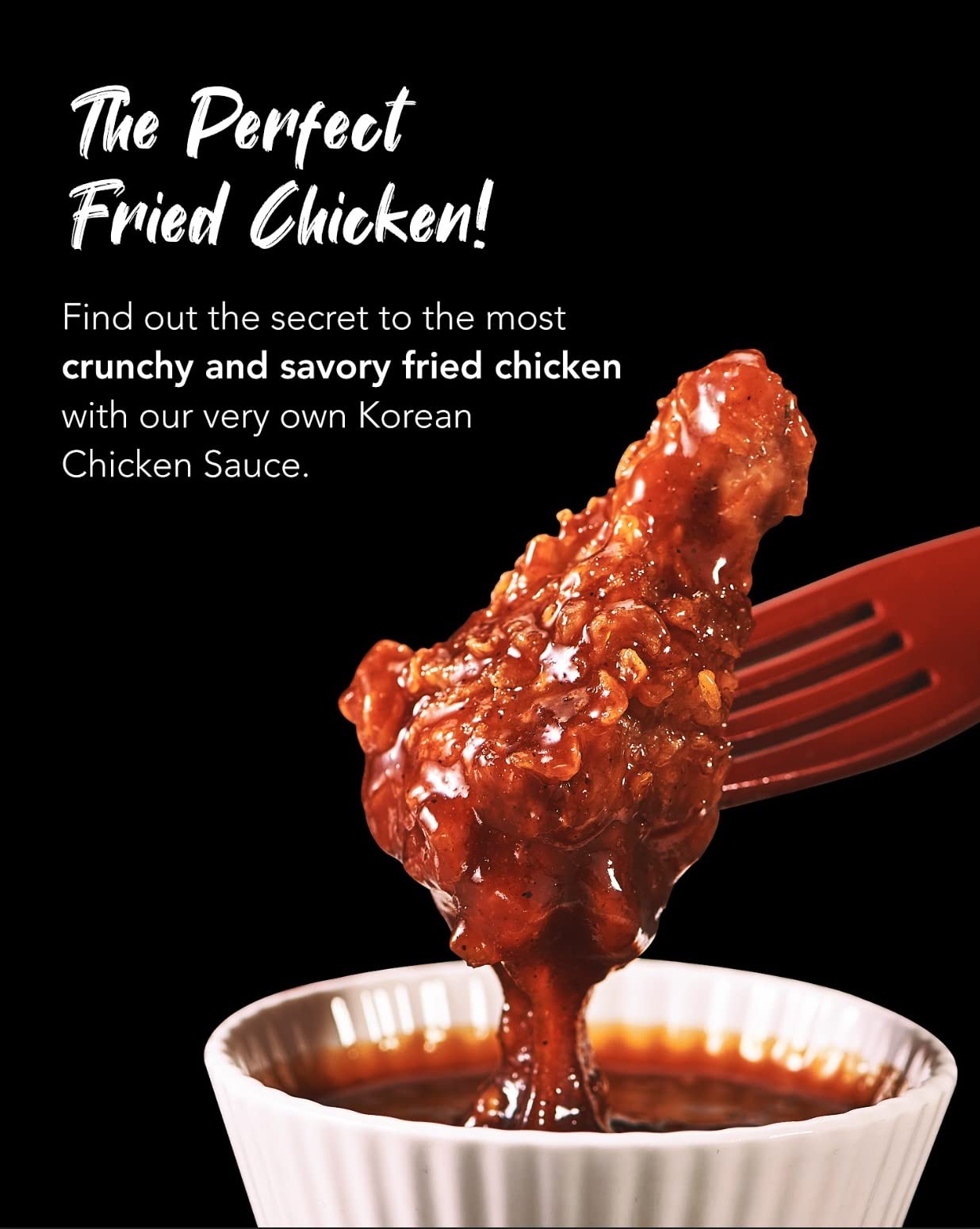 Funtable Delicious Korean Chicken Sauce (14.1Oz, Pack Of 1) - Authentic Korean Flavor, Sticky & Tangy Sauce. Ideal For Fried Chi