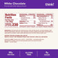 think! Protein Bars, High Protein Snacks, Gluten Free, Kosher Friendly, White Chocolate, Nutrition Bars, 2.1 Oz per Bar, 10 Coun