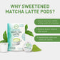 Aiya Creamy Matcha Latte Pods - Authentic Matcha With Rich Notes Of Vanilla, Convenient Single-Serve Pods (10 Count, Sweetened)