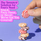 Creamy Delight Candy | Mixed Fruit Hard Candies, Strawberry, Blackberry, Peach Flavors, Individually Wrapped, 4.5 Oz Bags - (3 -