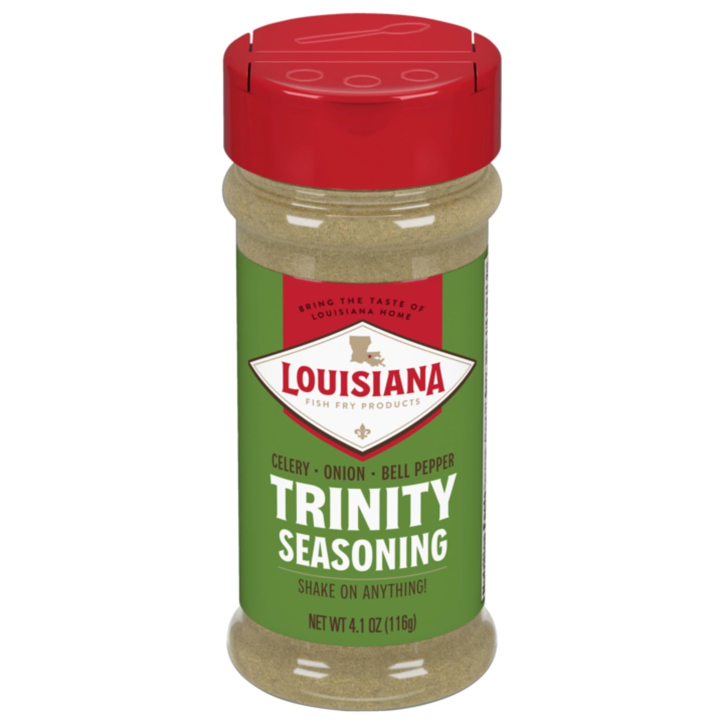 Louisiana Fish Fry Trinity Shake Seasoning - 3.7 Ounce, Perfect for All Dishes