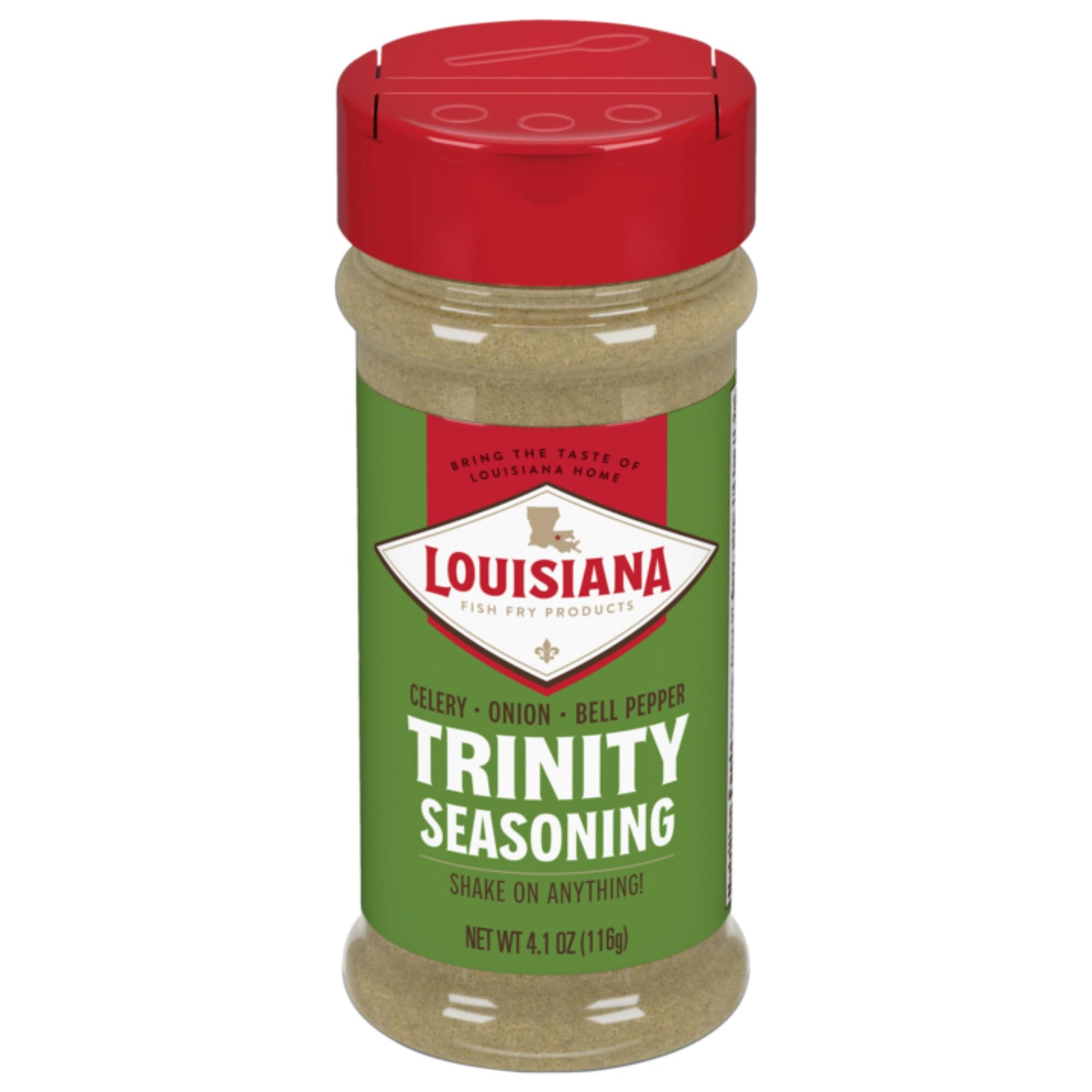 Louisiana Fish Fry Trinity Shake Seasoning - 3.7 Ounce, Perfect for All Dishes