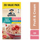 Lyfno Quaker Instant Oatmeal Variety Pack, Blueberry, Strawberry, Banana & Peaches, 21.1 Oz., 20 Pack, Spoon Included