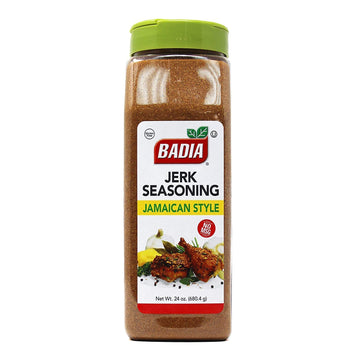 24 Oz Jerk Seasoning Jamaican Style For Poultry,Meat,Fish & Pork No Msg Kosher .4.Pack 1.5 Pound