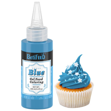 Gel Food Coloring - Betifood Blue Natural Food Coloring for Cake Decorating, Food Grade Concentrated Gel Food Dye for Frosting, 